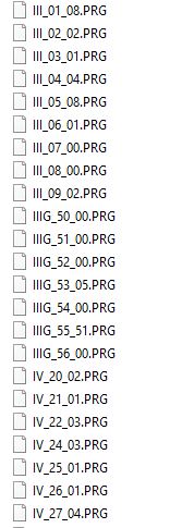 DDEC III,IV,V Prog Files